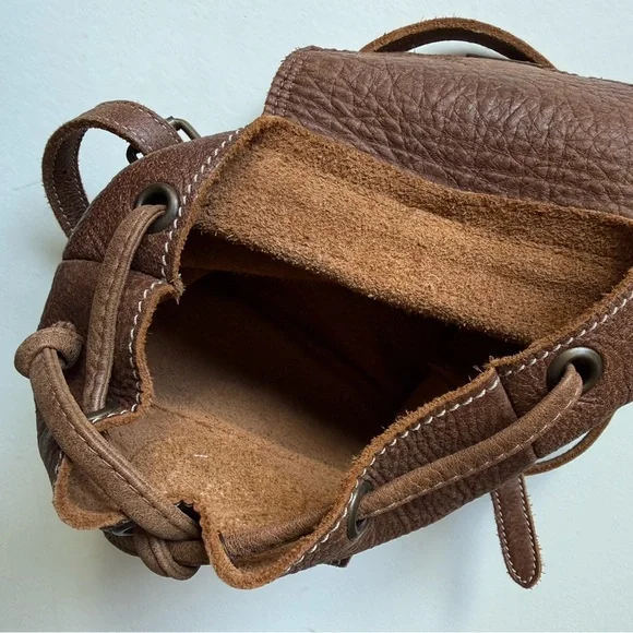 Vintage Roots Leather Mini Backpack - Picture 6 of 9